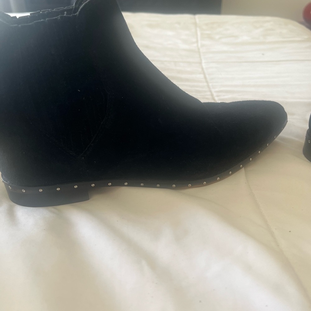 Rebecca Minkoff Black Ankle Booties Sleek Matte Finish